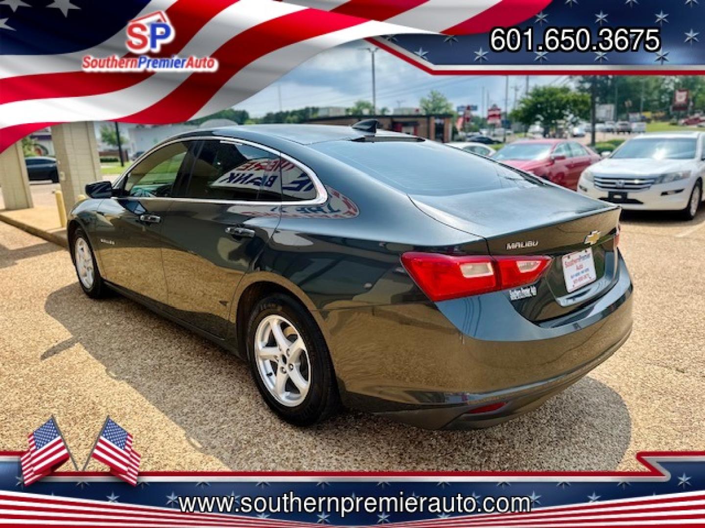 2017 GRAY CHEVROLET MALIBU LS (1LS) (1G1ZB5ST9HF) , located at 922 W. Beacon St., Philadelphia, MS, 39350, (601) 650-3675, 32.770447, -89.127151 - Photo#3